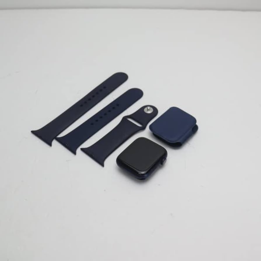 Apple - 新同 Apple Watch Series6 44mm GPS ブルー おまけ付 New Apple Watch Series 6 (GPS, 44mm) - Blue Aluminum Case